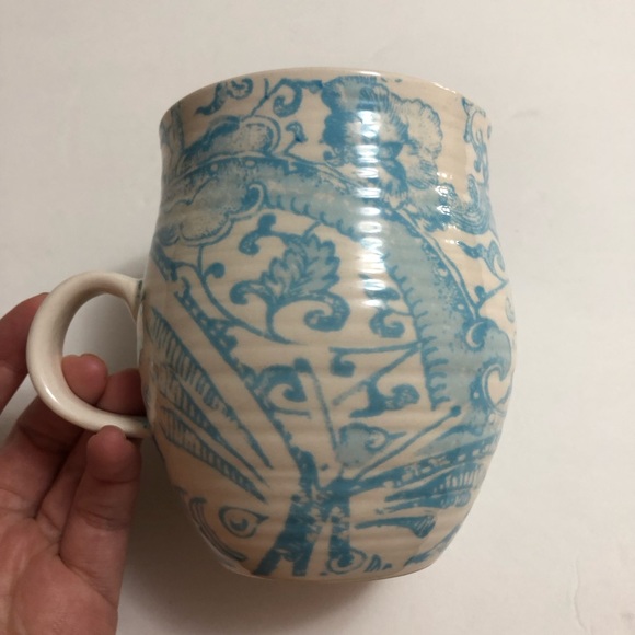 Anthropologie M homegrown monogram mug FIRM - Picture 5 of 8